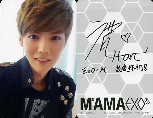 駿河屋 - 【買取】EXO-M/ルハン(LUHAN)/新Ver./裏面印刷サイン入り