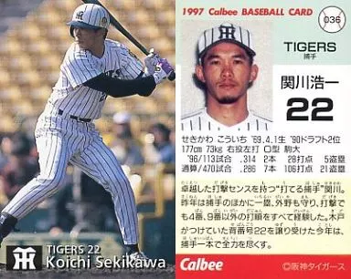関川浩一 A4版 公認写真 阪神 関川浩一 8枚 - メルカリ