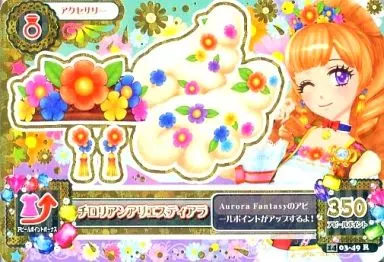 アイカツDCD/レア/アクセサリー/2014シリーズ　第3弾　14 03-49[レア]：チロリアンアリエスティアラ/姫里マリア