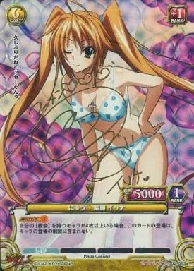 プリズムコネクト ハイスクールDxD 紫藤イリナ にゅう 箔押しサイン sp④ 駿河屋 -<中古>02-053a[SP]：(ホロ)にゅう 紫藤 イリナ(内田真礼金