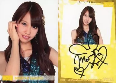 SP059S[直筆サインカード(/100)]：永尾まりや/直筆サインカード(/100)/AKB48 トレーディングコレクションPART2