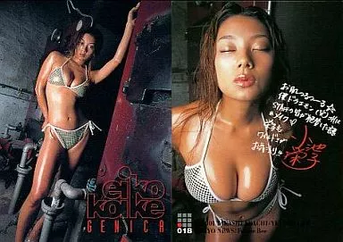 【希少品・当時物】未使用品　小池栄子　カードバインダー ミントモール / MINT LAB TOKYO店 / 2002 Epoch Sabra 小池栄子 銀箔