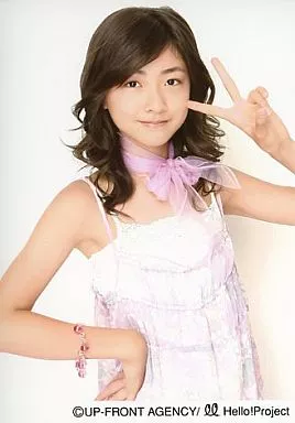 駿河屋 -<中古>Berryz工房/熊井友理奈/衣装ピンク・上半身・左手ピース