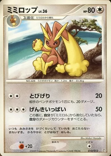 ミミロップ　Lv36 psa10 2007 ミミロップ PSA 10 ホロ - カルドバ