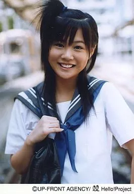 2274 モーニング娘。 ジュンジュン 新垣里沙 生写真 駿河屋 -<中古>モーニング娘/新垣里沙/上半身・制服セーラー・右肩鞄
