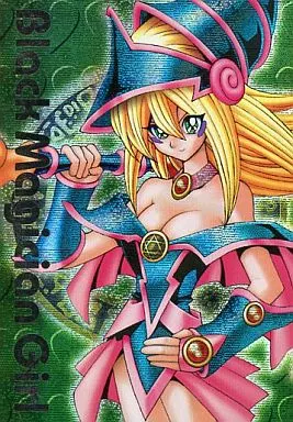 [シークレット]：ブラックマジシャンガール/グリーン/[GBAソフト遊戯王ダンジョンダイスモンスターズ(DDM)特典]