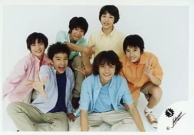 駿河屋 -<中古>ジャニーズjr/6人(集合)/横型・座り・左端東新