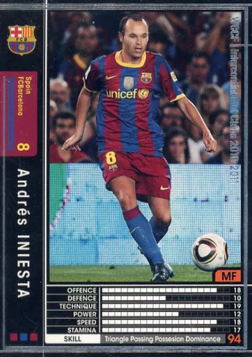 WCCF アンドレス・イニエスタ WBE イニエスタ 絶対的な起点 バルセロナ スペイン WCCF PANINI - メルカリ