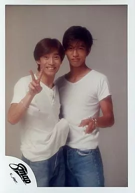 SMAP/木村・中居/Tシャツ/ピース/公式生写真
