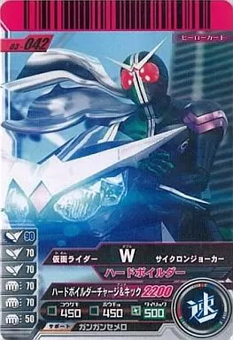 駿河屋 -<中古>03-042[R]：仮面ライダーW サイクロンジョーカー/ハード