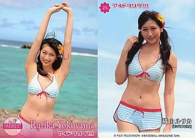 横山ルリカ Yokoyama Rurika ダブルトゥルーカード 駿河屋 -<中古>25：25/横山ルリカ/水着ショット/アイドリング