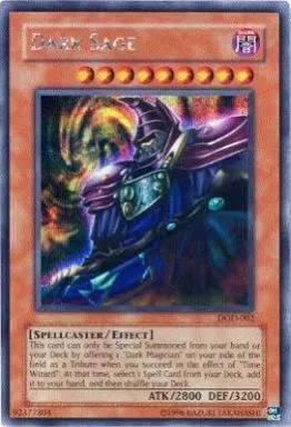 【PSA8】「黒衣の大賢者」DOD シークレット 英語版 DARKSAGE 駿河屋 -<中古>DOD-002[SE]：DARK SAGE/黒衣の大賢者(英語版)（遊戯王）