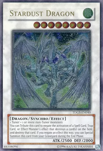 TDGS-EN040[UL]：Stardust Dragon/スターダスト・ドラゴン(Bランク)