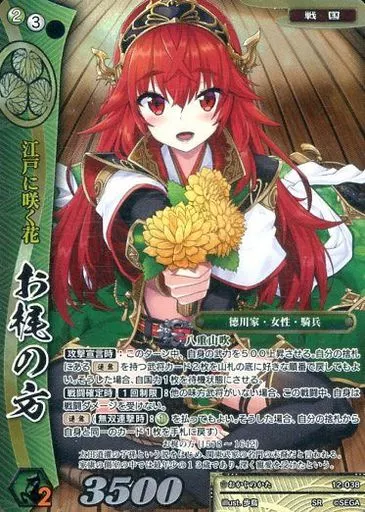 駿河屋 -<中古>12-038[SR]：お梶の方（戦国大戦TCG）
