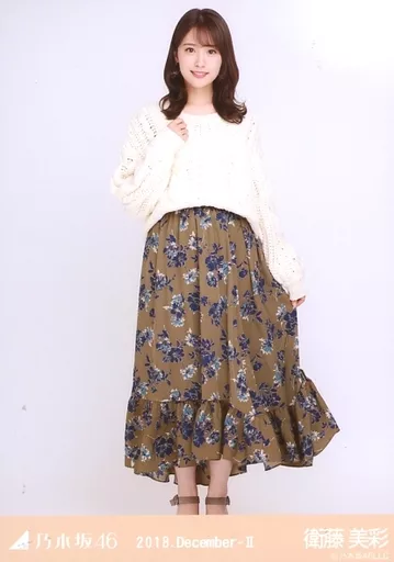 バラ売り可】衛藤美彩 生写真 セミコンプ 紅白衣装1