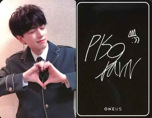 駿河屋 - 【買取】ONEUS/RAVN(レイブン)/手でハート・裏面印刷サイン