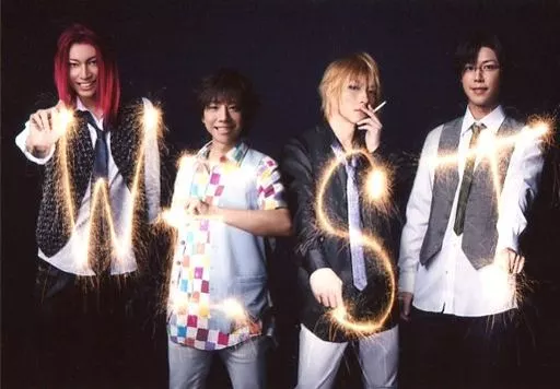 集合(4人)/横型・膝上・横並び・キャラクターショット/「最遊記歌劇伝-Darkness-」桃源郷ブロマイド(本体不備(中))