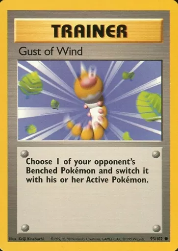 駿河屋 -<中古>93/102[○]：Gust of Wind/突風（ポケモンカードゲーム）