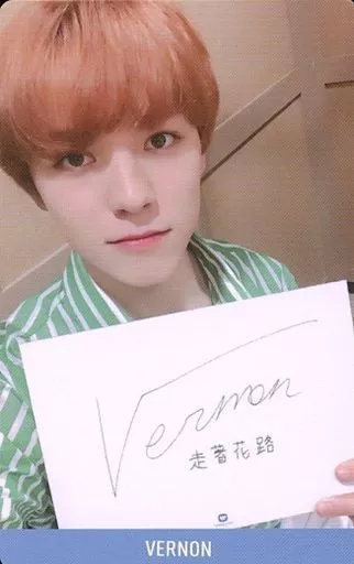 SEVENTEEN/VERNON(バーノン)/5TH MINI ALBUM『YOU MAKE MY DAY』(台湾限定盤)特典トレカ