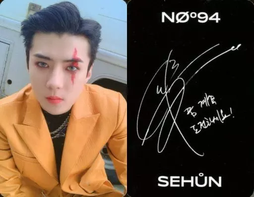 駿河屋 -<中古>EXO/セフン(SEHUN)/上半身・衣装黄・黒・正面向き・裏面