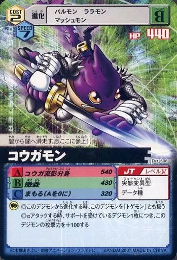 Dα-508[C]：コウガモン