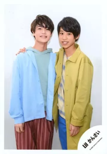 駿河屋 -<中古>Lil かんさい/大西風雅・當間琉巧/膝上・衣装水色.黄緑