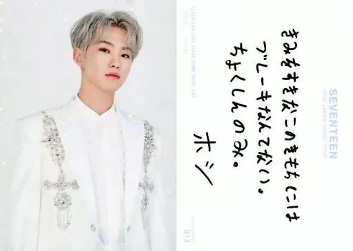 SEVENTEEN 2020 Dome tour サイン　トレカ　ホシ ALL GROUP 'SEVENTEEN 2020 JAPAN DOME TOUR' Official Photocard SVT