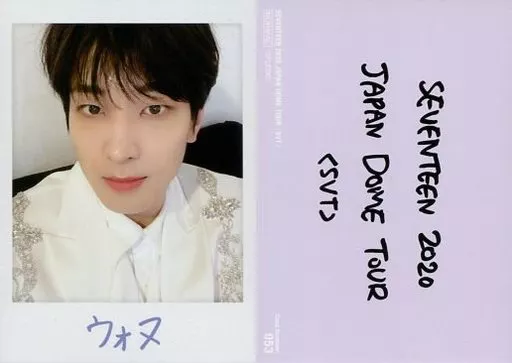駿河屋 -<中古>053：SEVENTEEN/WONWOO(ウォヌ)/ノーマルカード