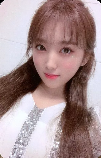 コレクションカード(女性)/CD「Oneiric　Diary」(ONEIRIC　ver.)封入特典フォトカード　IZ*ONE/矢吹奈子/バストアップ・衣装白・銀・両手下げ/CD「Oneiric Diary」(ONEIRIC ver.)封入特典フォトカード