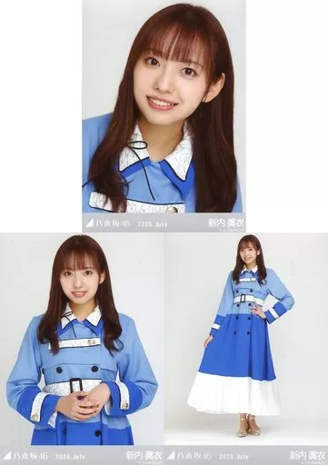 乃木坂46 新内眞衣 2020.July 生写真 3種コンプ 駿河屋 -<中古>◇新内眞衣/「乃木坂46 2020.July」WebShop 限定