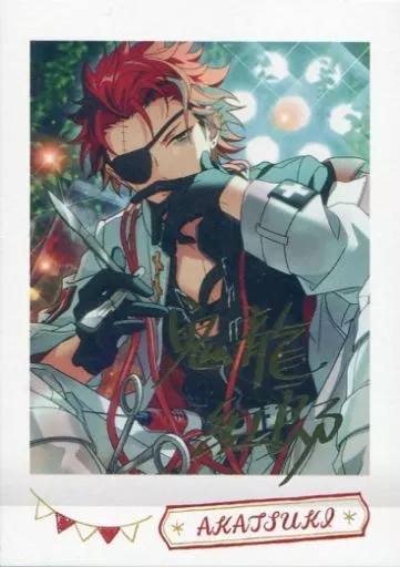 あんスタ 鬼龍紅郎 ぱしゃこれ 箔押し 駿河屋 -<中古>10[レア]：鬼龍紅郎(金箔押しサイン入り)（アニメ・ゲーム）