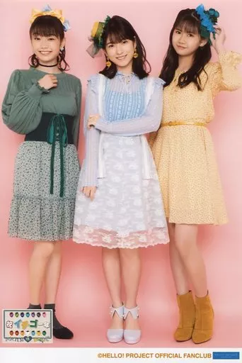 モーニング娘。’20/集合(3人)/全身・A5ワイドサイズ/「モーニング。’20 15期メンバーFCイベント ～祝イチゴ一年～」A5ワイドサイズ生写真