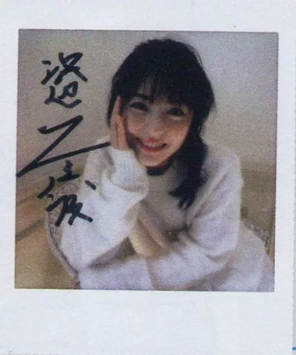 浜辺美波20 チェキ 昨日のチェキを実はこっそりゲットした 『やがて海へと届く』取材日で