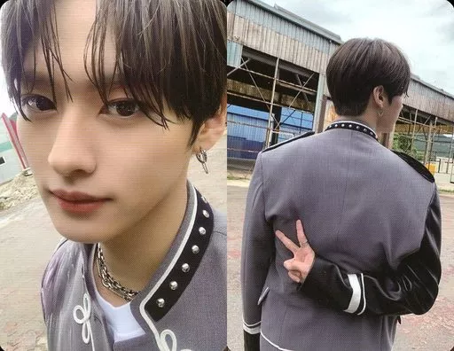 駿河屋 -<中古>Stray Kids/Lee Know(リノ)/衣装グレー・裏面背中