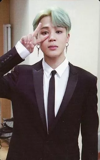 防弾少年団/Jimin(ジミン)/裏面白/DVD「BTS MEMORIES OF 2018」封入特典フォトカード