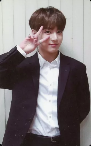 防弾少年団/JUNGKOOK(ジョングク)/裏面白/DVD「BTS MEMORIES OF 2018」封入特典フォトカード