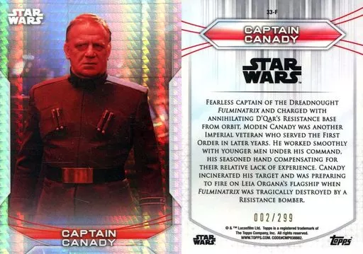 駿河屋 - 33-F[Prism Refractors Parallel]：CAPTAIN CANADY(/299)（海外映画・ドラマ）