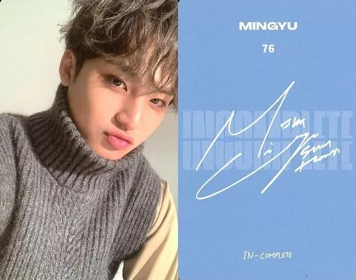76[NORMAL]：76：SEVENTEEN/MINGYU(ミンギュ)/NORMAL/「2021 SEVENTEEN ONLINE CONCERT ＜IN-COMPLETE＞」トレーディングカード