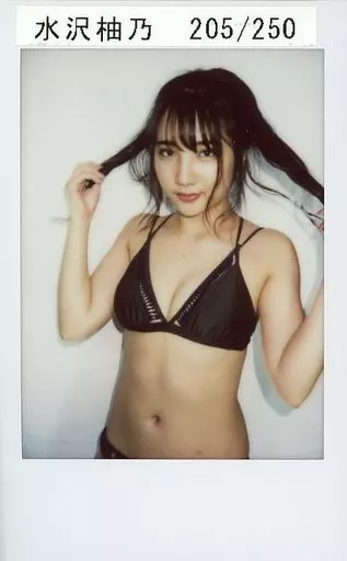 水沢柚乃 yunocy 抽プレサイン入りチェキ トレカ初回限定写真立て