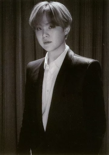 防弾少年団/SUGA(シュガ)/「MAP OF THE SOUL : 7 ~THE JOURNEY~」未公開絵柄/CD「BTS, THE BEST(セブンネット限定盤)」(PROV-1012/3)初回プレス分封入特典クリアフォトカード