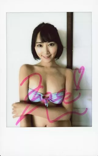 川瀬もえ　抽プレ　ギャルパラ　直筆サイン入りチェキ 駿河屋 -<中古>☆川瀬もえ/直筆サイン入り/生チェキ（女性生写真）