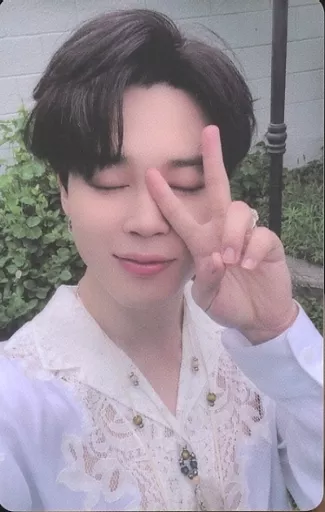 防弾少年団/Jimin(ジミン)/裏面白/CD「Butter」LUCKY DRAWイベント power station購入特典フォトカード