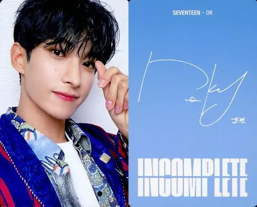 SEVENTEEN/DK(ドギョム)/裏面印刷サイン入り/Blu-ray「2021 SEVENTEEN ONLINE CONCERT [IN-COMPLETE]」封入特典フォトカード