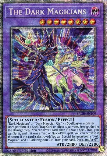 BACH-EN100[PSE]：The Dark Magicians/超魔導師-ブラック・マジシャンズ(Bランク)