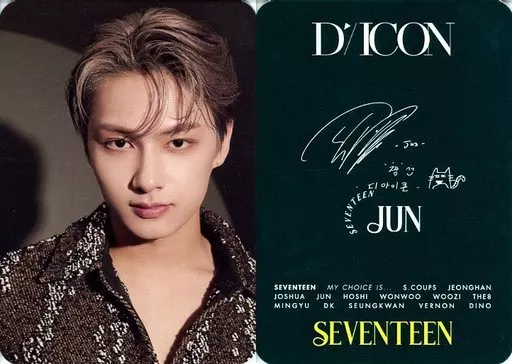 D'ICON ISSUE N° 12 Seventeen　ジュン Dicon vol.12 SEVENTEEN写真集『My Choice is…』JUN Specialバージョン