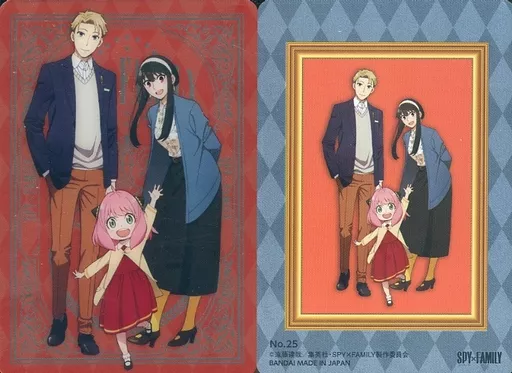 No.25:ロイド・フォージャー/アーニャ・フォージャー/ヨル・フォージャー(赤)