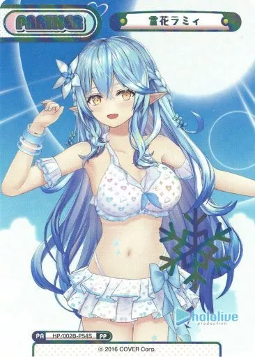 HP/002B-P54S[PP]：雪花ラミィ(虹箔押し入り)