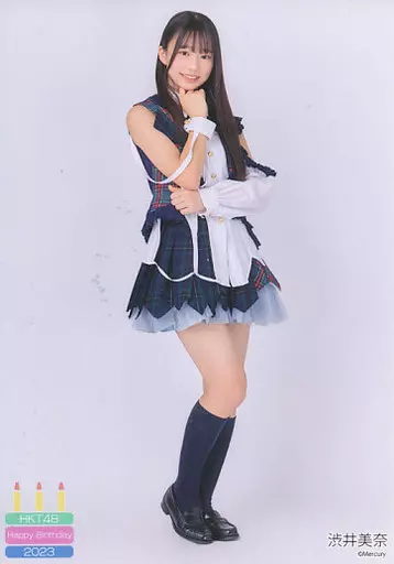 HKT48 渋井美奈 バケツを被れ 購入特典 ドデカシールサイン入 HKT48 渋井美奈 バケツを被れ 購入特典 ドデカシールサイン入の