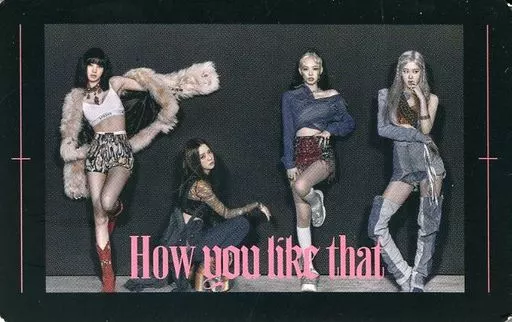 BLACKPINK/集合(4人)/CD「SPECIAL EDITION [How You Like That]」封入特典 VIBE GIFT CARD