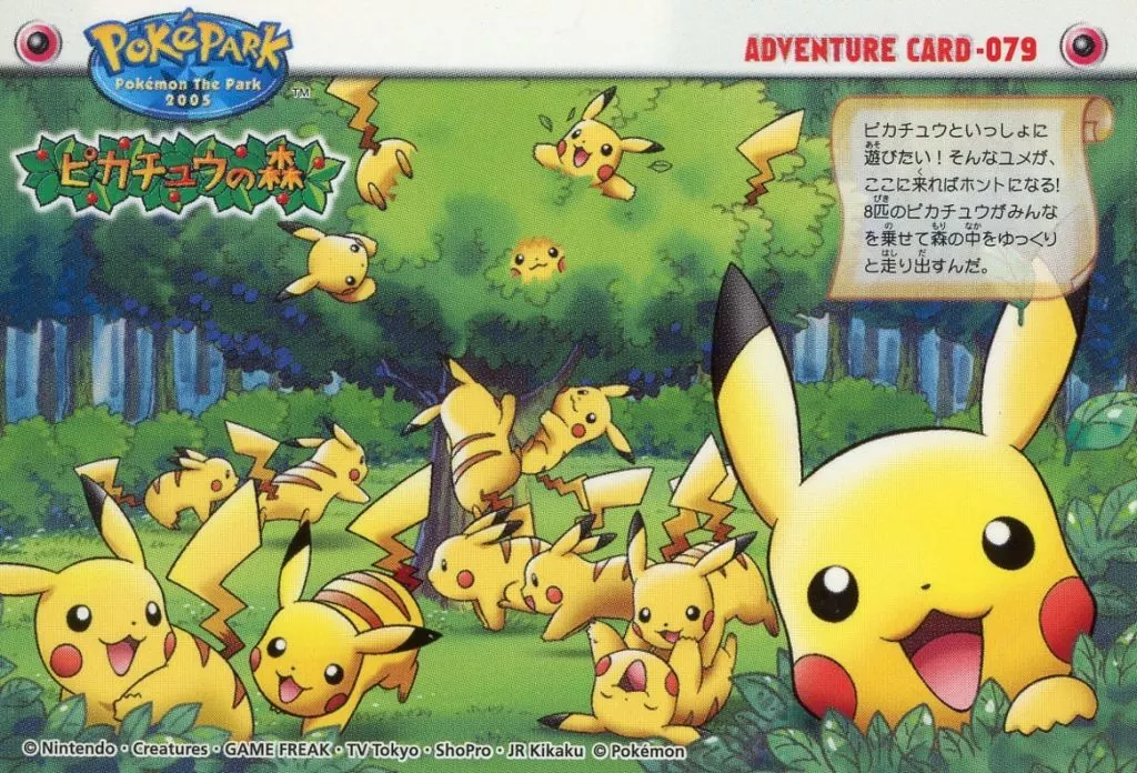【超希少】ピカチュウの森　ポケパーク　アドベンチャーカード 079 駿河屋 -<中古>ADVENTURE CARD-079：ピカチュウの森（アニメ・ゲーム）
